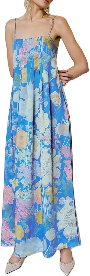 Women Boho Floral Tie Shoulder Maxi Dress Flowy Patchwork Smocked Long Sundresses Summer Ruffle Y2k Sleeveless Dresses