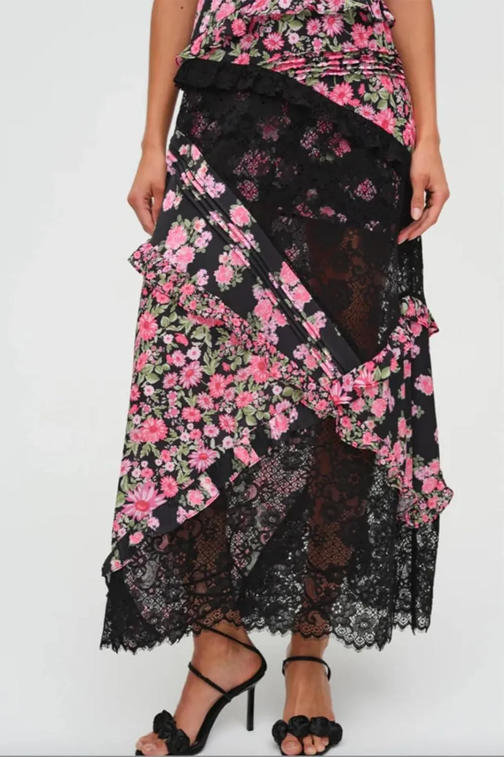 Women Boho Patchwork Maxi Dress Y2k Sleeveless Spaghetti Strap Backless Long Dress Floral Beach Vacation Sundress