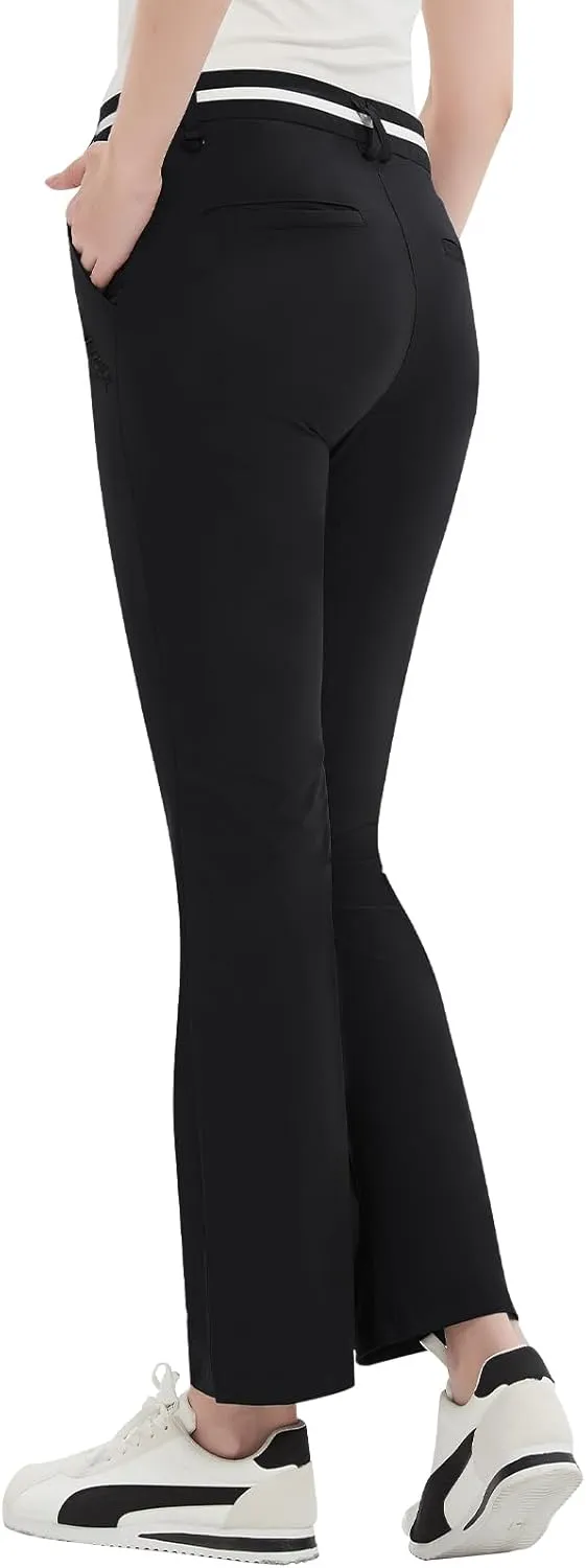Women Golf Pants with Pockets Spring Summer 4-Way Stretch Lightweight Quick Dry Casual Pants Athletic UPF 50 