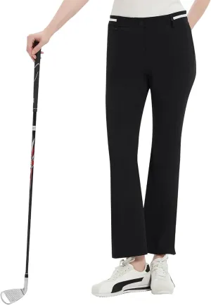 Women Golf Pants with Pockets Spring Summer 4-Way Stretch Lightweight Quick Dry Casual Pants Athletic UPF 50 