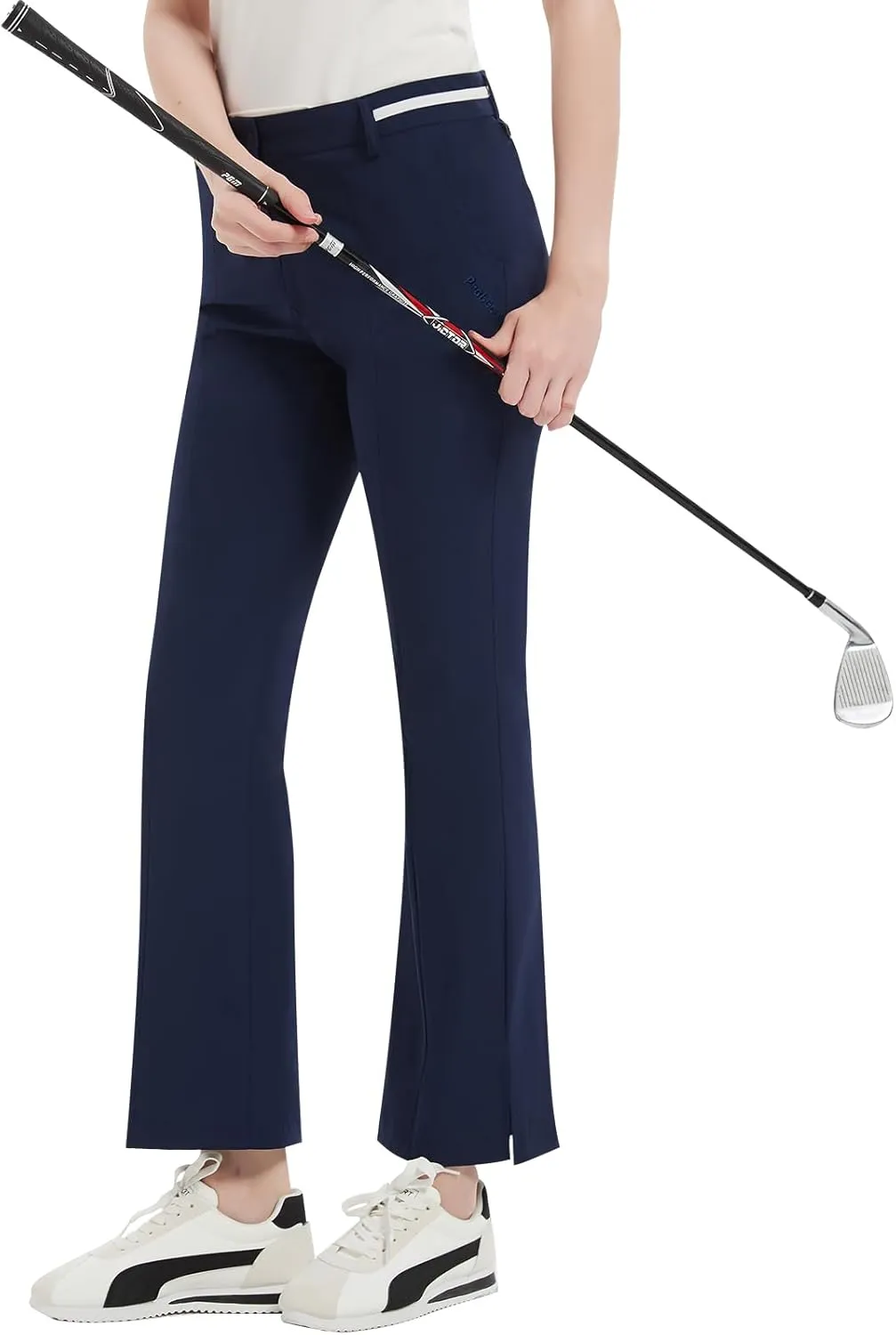 Women Golf Pants with Pockets Spring Summer 4-Way Stretch Lightweight Quick Dry Casual Pants Athletic UPF 50 
