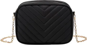 Women Messenger Bag Fashion Simple Trend Chain Shoulder Bag Purse Practical Teal Messenger Bags (Black, One Size)