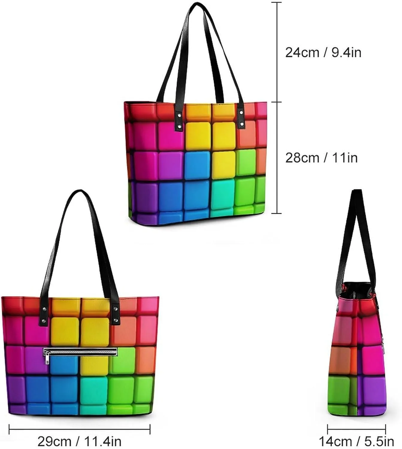 Women's Elegant Leather Shoulder Bag Casual Chic Handbag For Daily Use