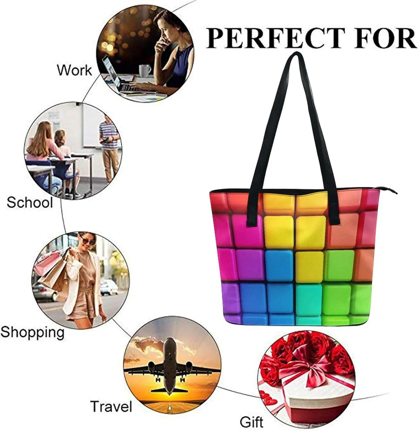 Women's Elegant Leather Shoulder Bag Casual Chic Handbag For Daily Use