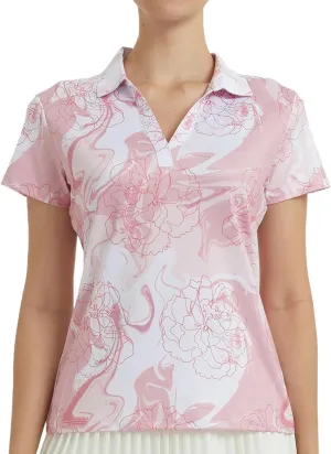 Womens Golf Shirt - Performance Moisture Wicking Quick-Dry Golf Polo Shirts for Women