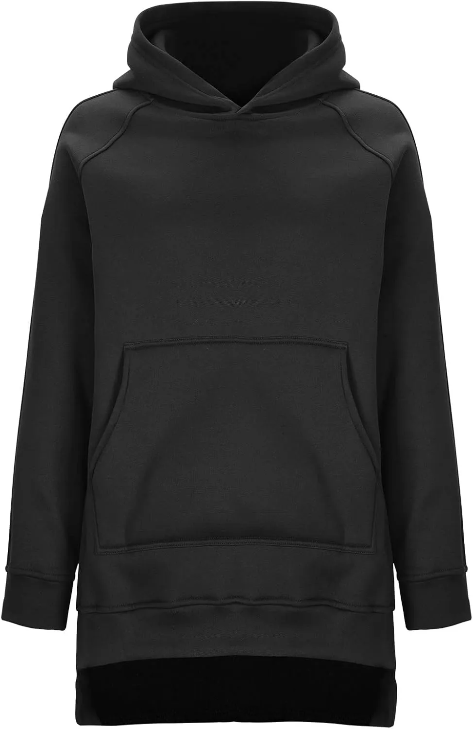Womens Hoodies Oversized Soild Long Sleeve Pullover Hooded Sweatshirt Casual Loose Outfits 2024 Fall Clothes