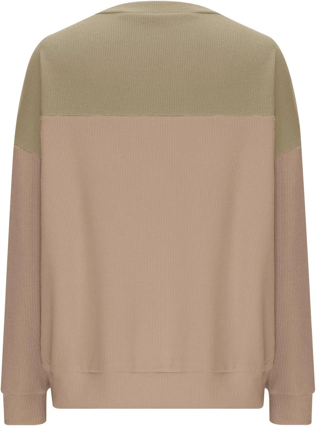 Women's Oversized Color Pullover,2024 Casual Crew Neck Long Sleeve Fleece Sweatshirts, Sweaters Tunic Cute Winter