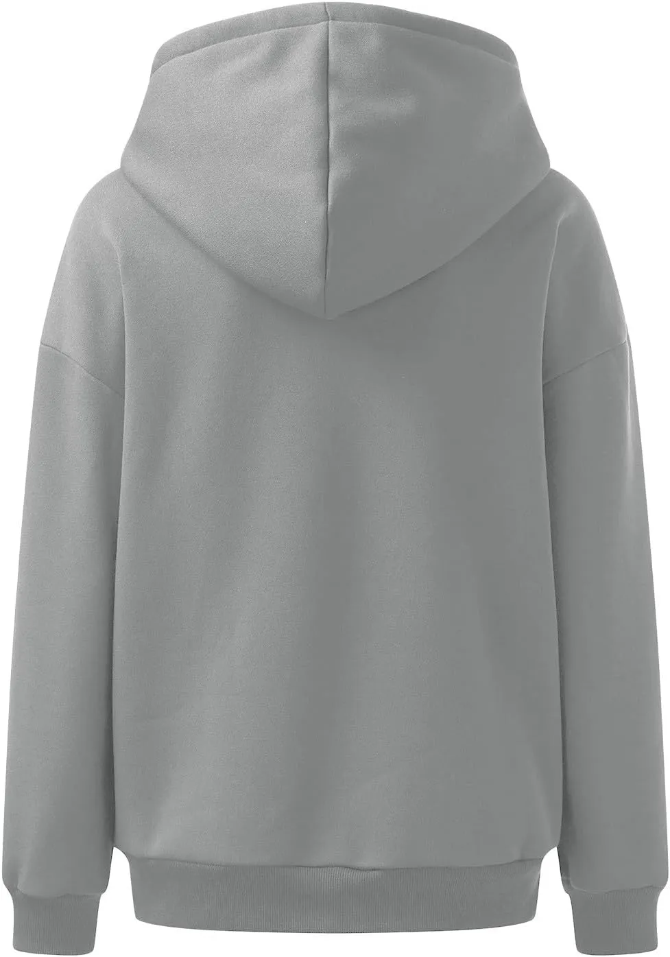 Womens Quarter Zip Pullover Long Sleeve Half Zip Hoodies Fleece Oversized Sweatshirt Fall Sweatshirts with Pockets