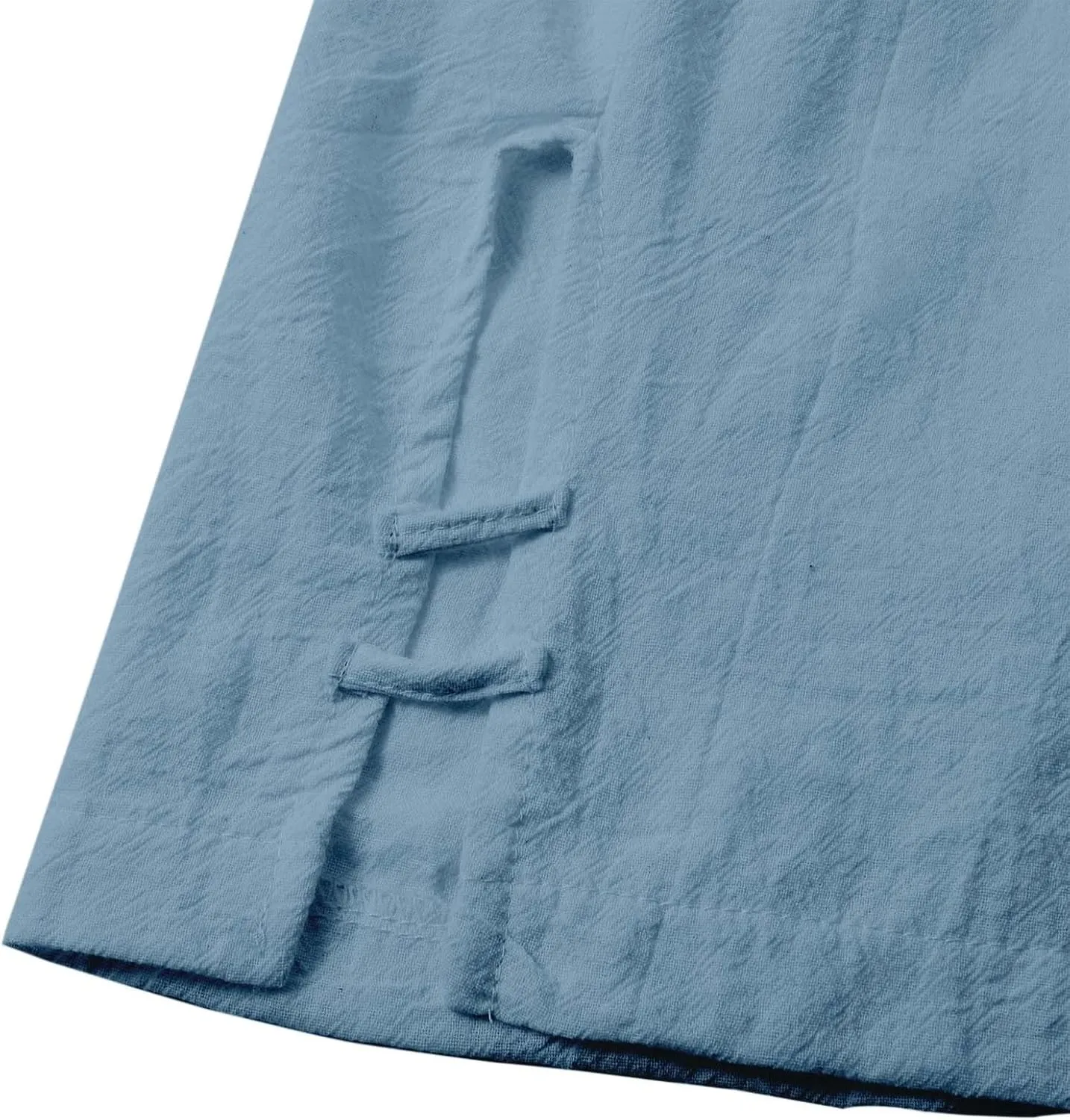 Women's Solid Cotton Linen Straight Pants High Waist Lounge Trouser Breathable Comfy Trousers for Casual Summer School