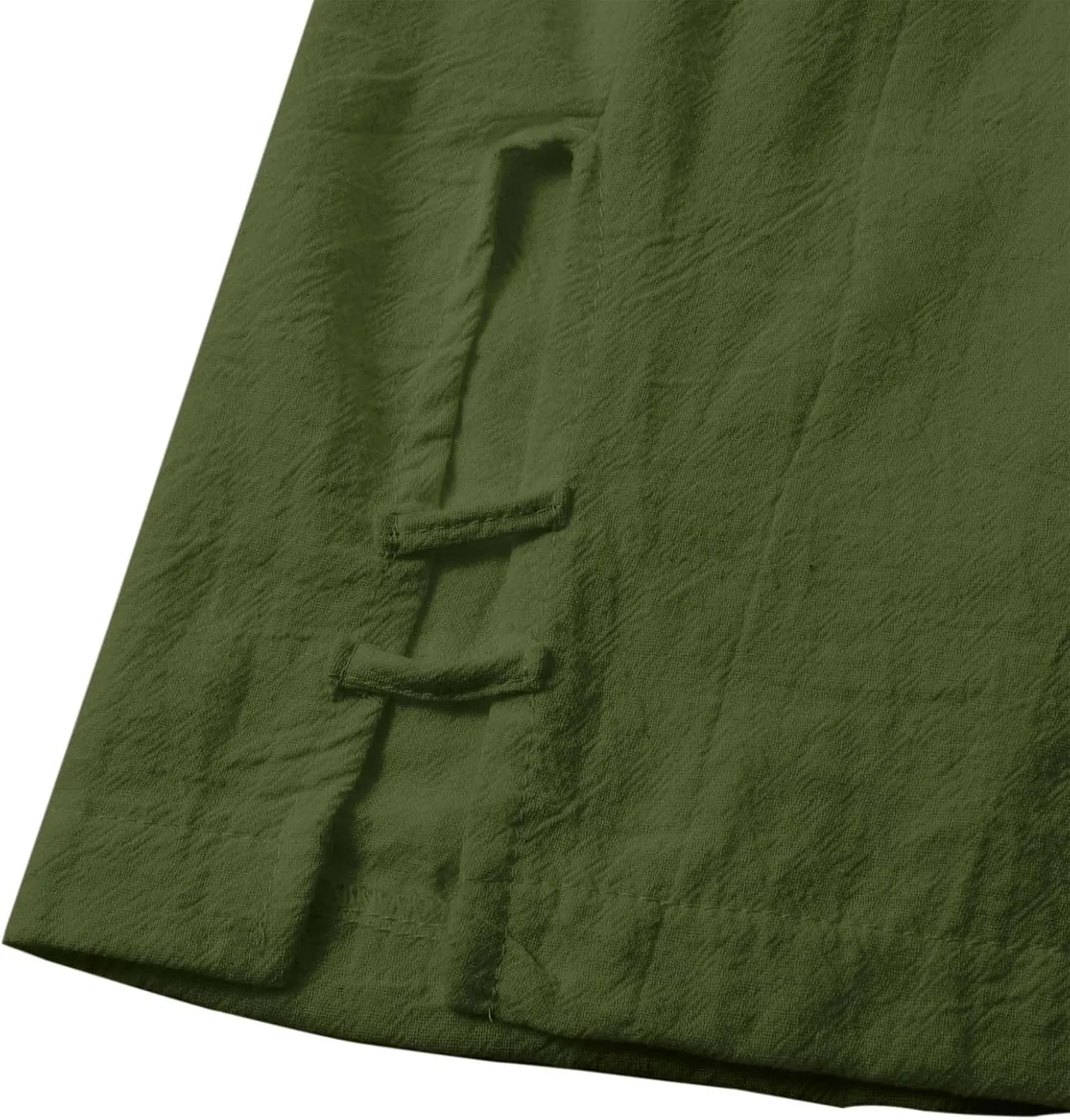 Women's Solid Cotton Linen Straight Pants High Waist Lounge Trouser Breathable Comfy Trousers for Casual Summer School
