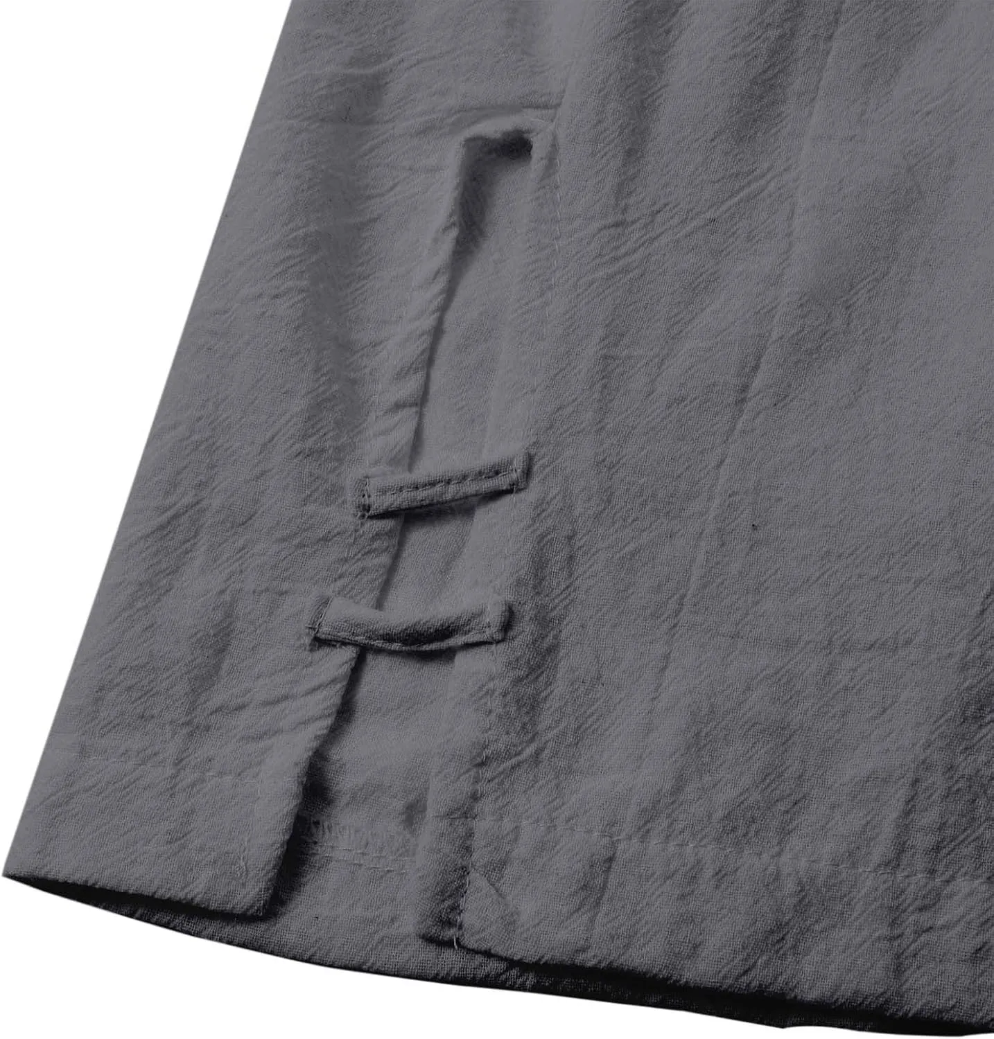 Women's Solid Cotton Linen Straight Pants High Waist Lounge Trouser Breathable Comfy Trousers for Casual Summer School