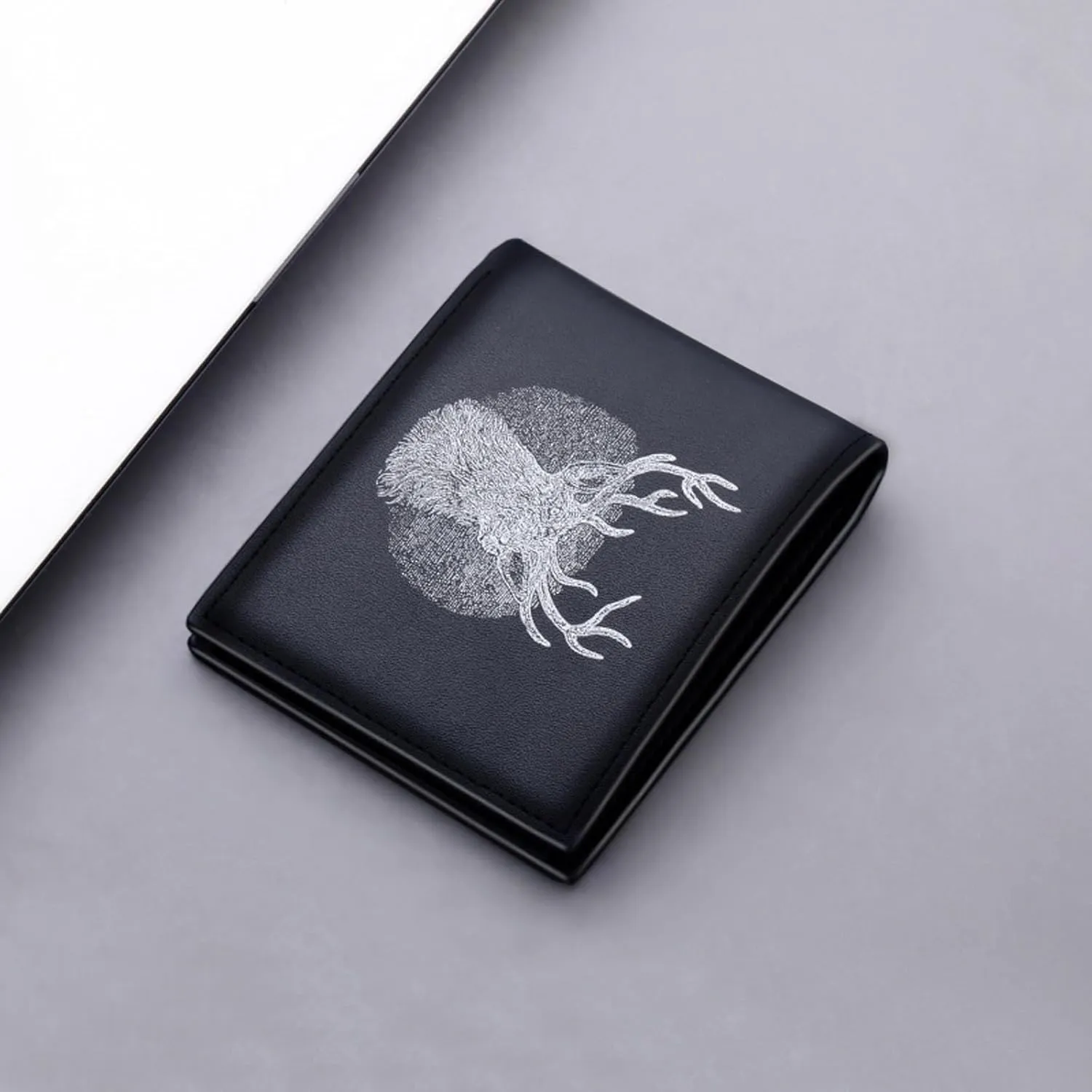 Women's Wallet Large Capacity Double Zip Ladies Card Phone Holder RFID Blocking Wristlet Leather Women's Polished Mini Trifold Wallet